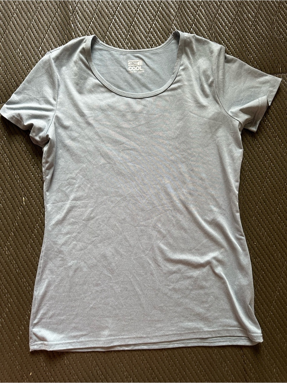 32 Degrees, Women's Scoop Neck Cool Stretch Short Sleeve T-Shirt In Haze Blue M